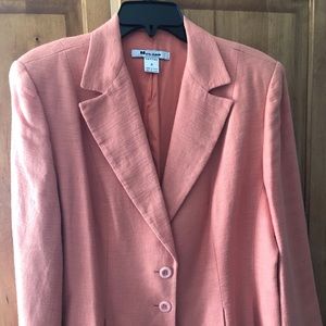 Light Coral Linen/Cotton Blazer